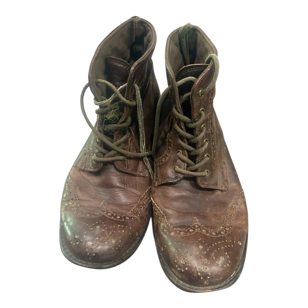 Red Tape Brown Tie Cowboy Grandpacore Boot Mens Size 10